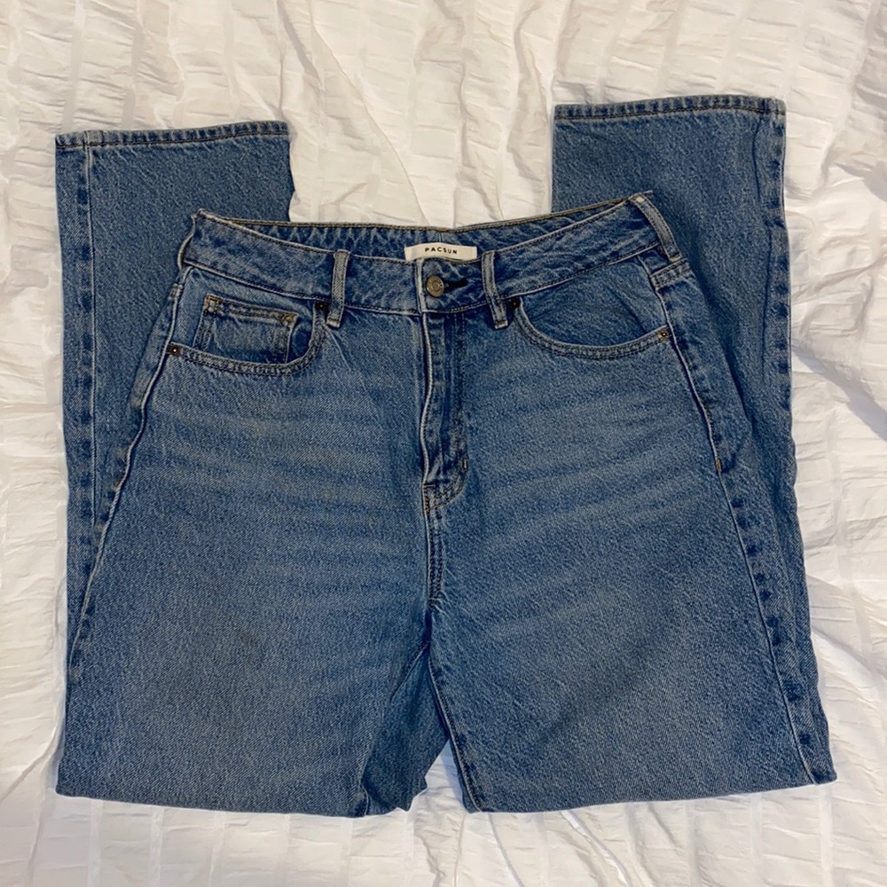 Medium Blue PacSun Denim Mom Jeans Size 26